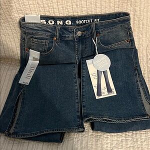 SONG Women's Bootcut Jeans - Classic Blue